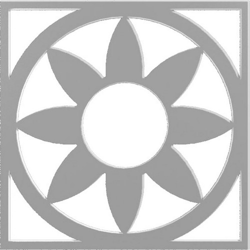Ekena Millwork Blume Ceiling Medallion - Primed Polyurethane - CMPP16BLSNI