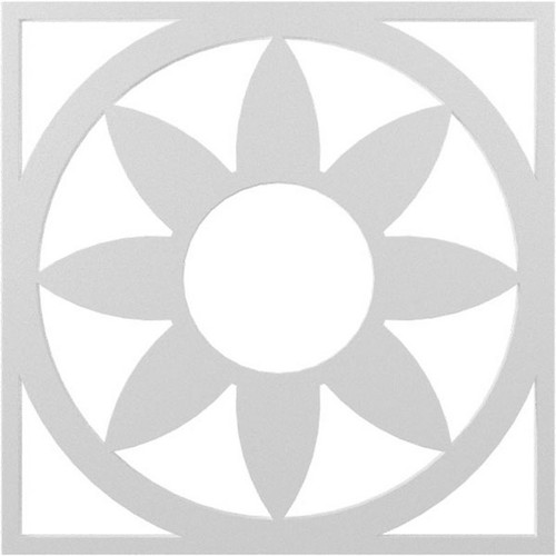 Ekena Millwork Blume Ceiling Medallion - Primed Polyurethane - CMPP18BL