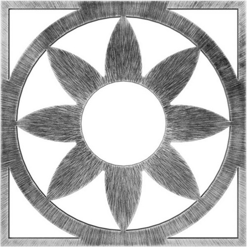 Ekena Millwork Blume Ceiling Medallion - Primed Polyurethane - CMPP18BLASV