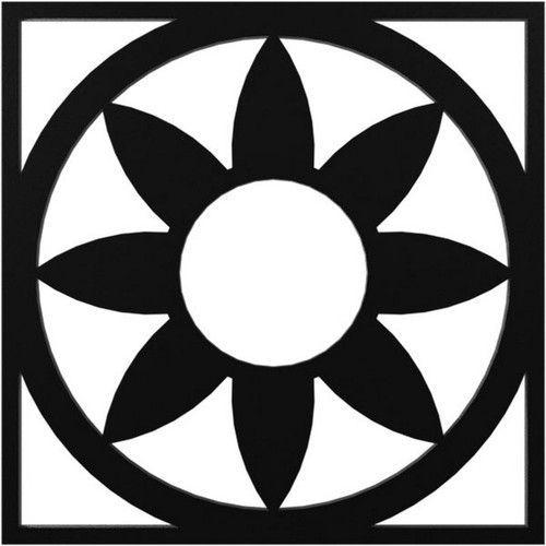 Ekena Millwork Blume Ceiling Medallion - Primed Polyurethane - CMPP18BLSBL