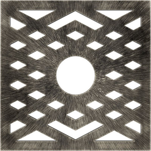 Ekena Millwork Chevron Ceiling Medallion - Primed Polyurethane - CMPP28CHAWS