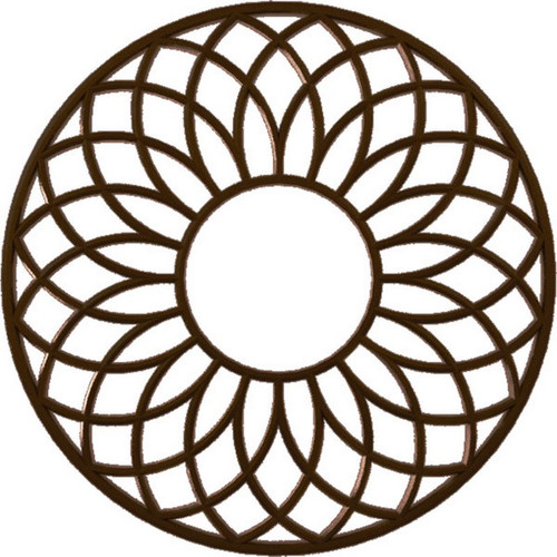 Ekena Millwork Cannes Ceiling Medallion - Primed Polyurethane - CMPP18CNSCO