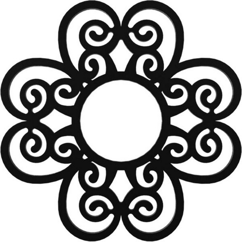 Ekena Millwork Cohen Ceiling Medallion - Primed Polyurethane - CMPP40COSBL