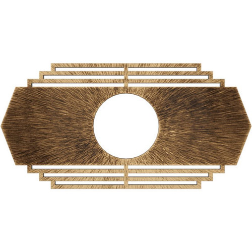 Ekena Millwork Chrysler Ceiling Medallion - Primed Polyurethane - CMPP22X11CSABZ
