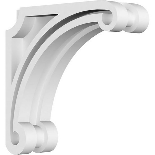 Ekena Millwork Arch Corbel - Primed Polyurethane - CORP01X06X06AH