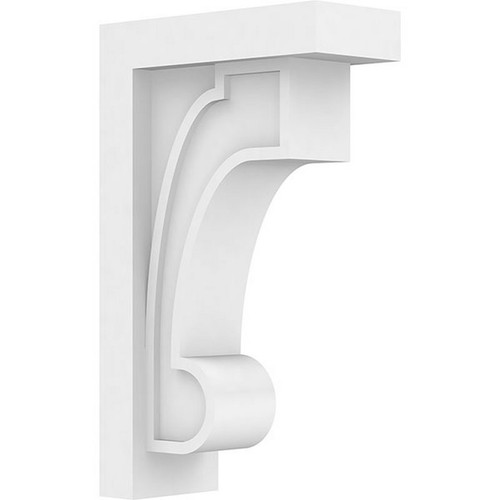 Ekena Millwork Standard Alma Corbel - Primed Polyurethane - CORP04X08X13ALM