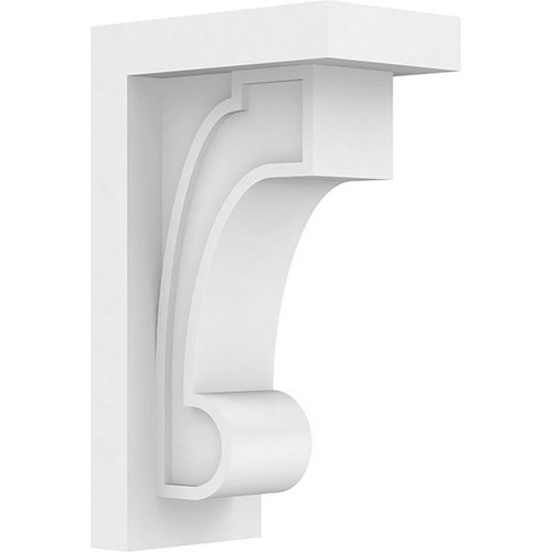 Ekena Millwork Standard Alma Corbel - Primed Polyurethane - CORP05X08X13ALM