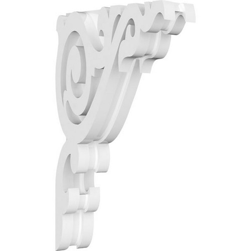 Ekena Millwork Baile Corbel - Primed Polyurethane - CORP01X06X10BA