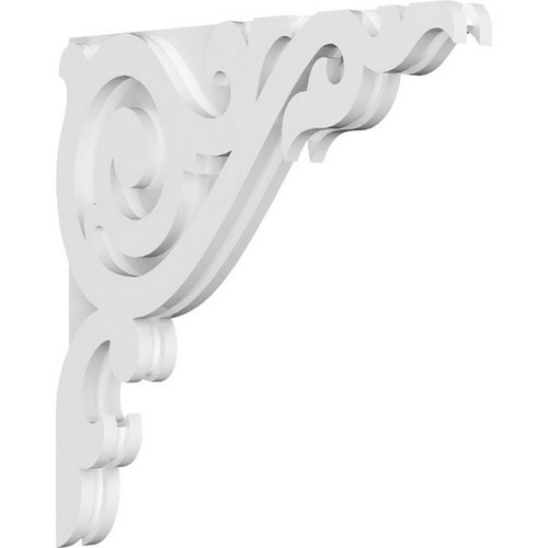 Ekena Millwork Baile Corbel - Primed Polyurethane - CORP01X18X18BA