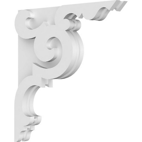 Ekena Millwork Benson Corbel - Primed Polyurethane - CORP01X16X16BE