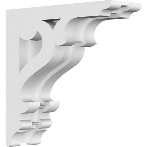 Ekena Millwork Brontes Corbel - Primed Polyurethane - CORP01X06X06BR