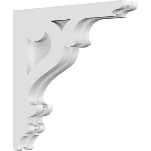 Ekena Millwork Brontes Corbel - Primed Polyurethane - CORP01X12X12BR