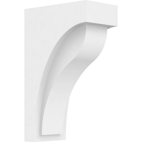 Ekena Millwork Standard Helena Corbel - Primed Polyurethane - CORP04X06X10HEL