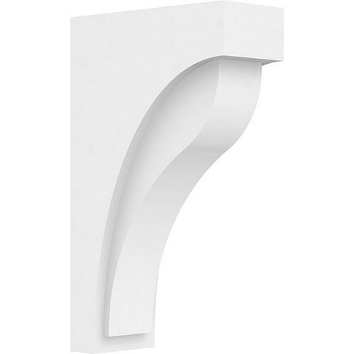 Ekena Millwork Standard Helena Corbel - Primed Polyurethane - CORP04X08X13HEL