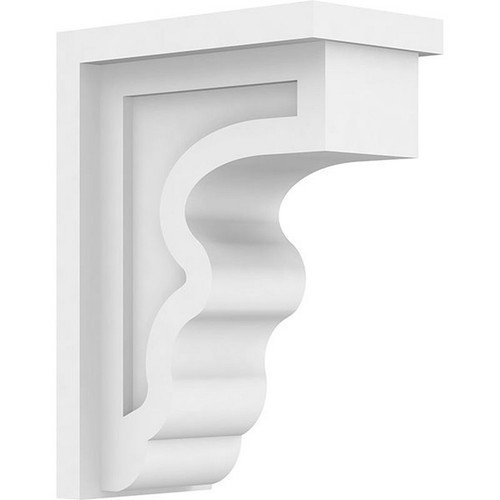 Ekena Millwork Standard Highland Corbel - Primed Polyurethane - CORP04X06X08HLD