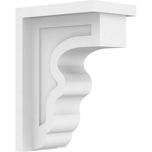 Ekena Millwork Standard Highland Corbel - Primed Polyurethane - CORP05X08X11HLD