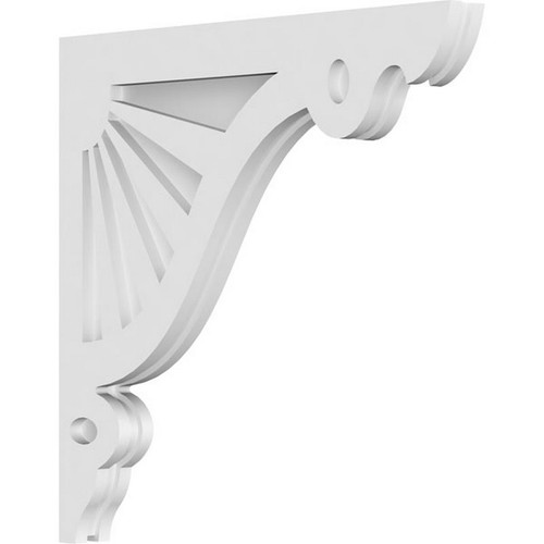 Ekena Millwork Marshall Corbel - Primed Polyurethane - CORP01X20X20MA