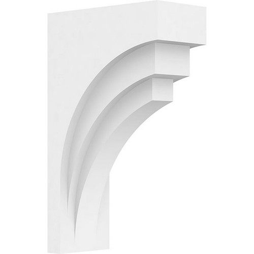 Ekena Millwork Standard Rockford Corbel - Primed Polyurethane - CORP04X07X12ROC