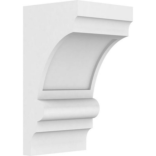 Ekena Millwork Standard Diane Corbel - Primed Polyurethane - CORP05X05X10DIA