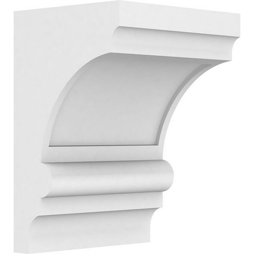 Ekena Millwork Standard Diane Corbel - Primed Polyurethane - CORP07X06X10DIA