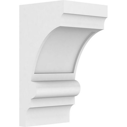 Ekena Millwork Standard Diane Corbel - Primed Polyurethane - CORP07X07X14DIA