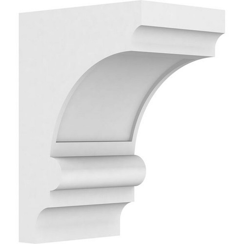 Ekena Millwork Standard Diane Corbel - Primed Polyurethane - CORP07X10X14DIA