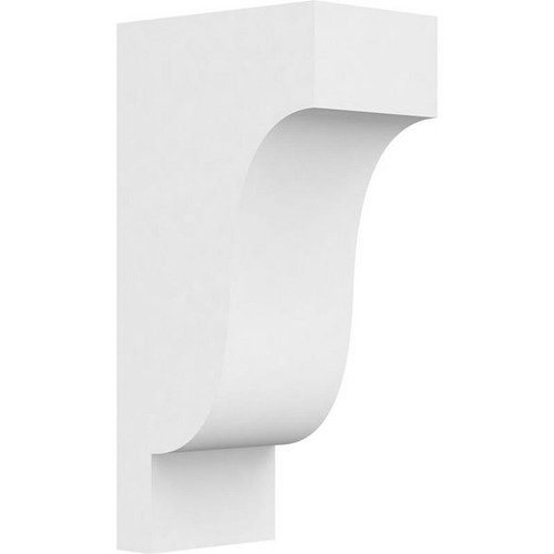 Ekena Millwork Standard Newport Corbel - Primed Polyurethane - CORP05X08X16NEW