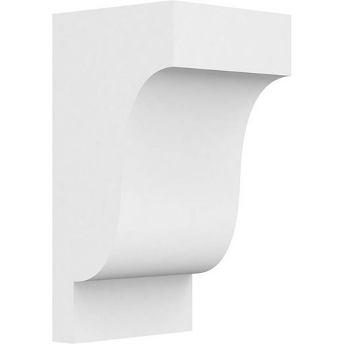 Ekena Millwork Standard Newport Corbel - Primed Polyurethane - CORP07X07X14NEW