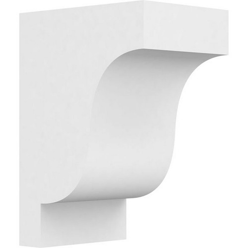 Ekena Millwork Standard Newport Corbel - Primed Polyurethane - CORP07X10X14NEW