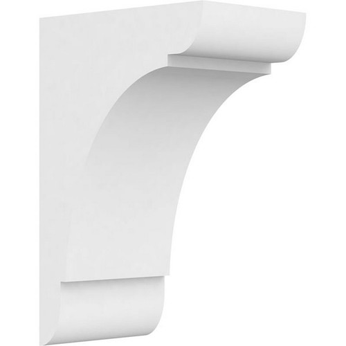 Ekena Millwork Standard Olympic Corbel - Primed Polyurethane - CORP05X08X12OLY