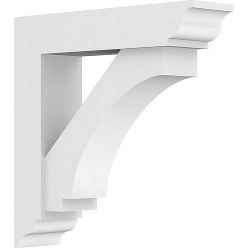 Ekena Millwork Standard Warren Bracket - Primed Polyurethane - BKTP03X12X12IMP01