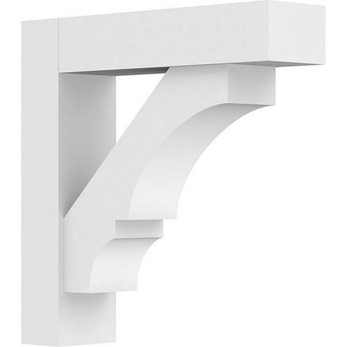 Ekena Millwork Standard Warren Bracket - Primed Polyurethane - BKTP03X16X16BOA05