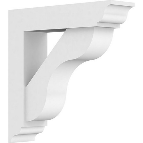 Ekena Millwork Standard Warren Bracket - Primed Polyurethane - BKTP03X18X24CAR01