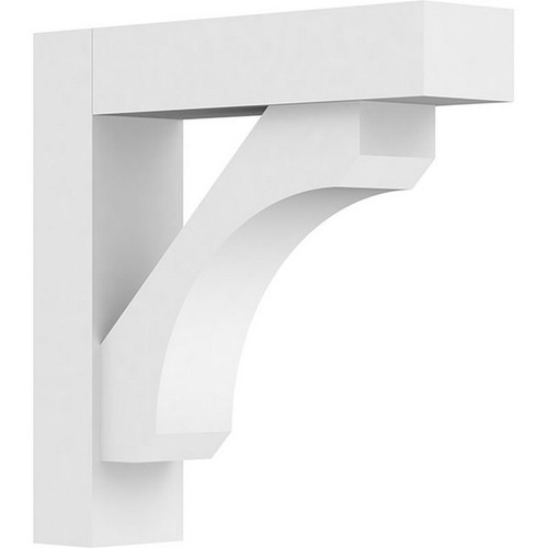 Ekena Millwork Standard Warren Bracket - Primed Polyurethane - BKTP05X18X24LEC05