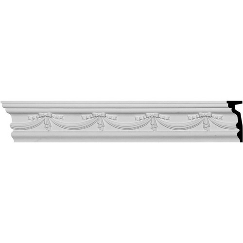 Ekena Millwork Chair Rail - Primed Polyurethane - CHA05X02FE