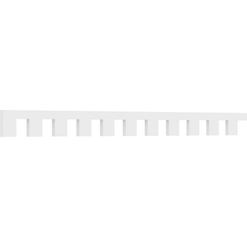 Ekena Millwork Dentil Moulding - Primed Polyurethane - DENP06FAY00