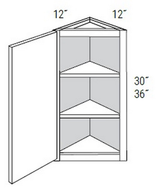 JSI Cabinetry Norwich Slab Kitchen Cabinet - AW36-VNS