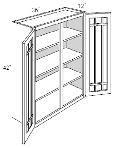 JSI Cabinetry Norwich Slab Kitchen Cabinet - PGW3630B-VNS