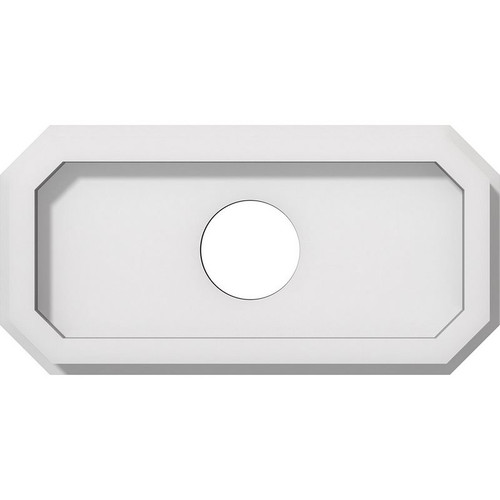 Ekena Millwork Axel Ceiling Medallion - Primed Polyurethaneurethane - CMP10X5ED-02000