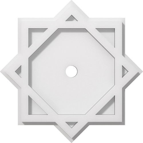 Ekena Millwork Axel Ceiling Medallion - Primed Polyurethaneurethane - CMP12AL-01000