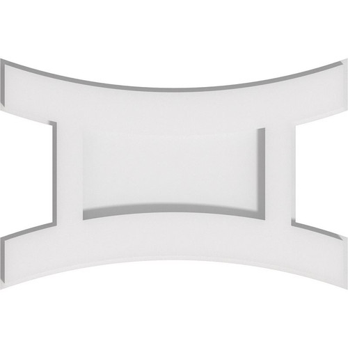 Ekena Millwork Axel Ceiling Medallion - Primed Polyurethaneurethane - CMP12X8HN