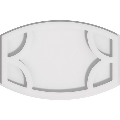 Ekena Millwork Axel Ceiling Medallion - Primed Polyurethaneurethane - CMP12X8KY