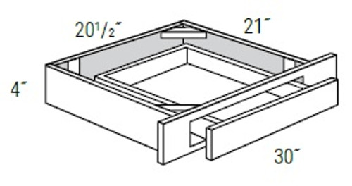 JSI Cabinetry Norwich Slab Kitchen Cabinet - DU3021-VNS