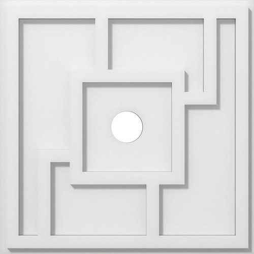 Ekena Millwork Axel Ceiling Medallion - Primed Polyurethaneurethane - CMP16KX-02000