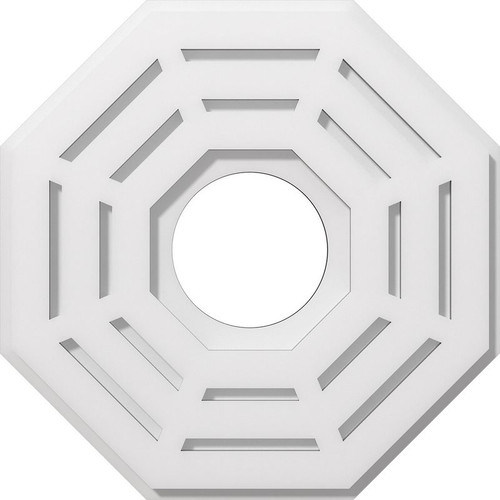 Ekena Millwork Axel Ceiling Medallion - Primed Polyurethaneurethane - CMP16WN-05000