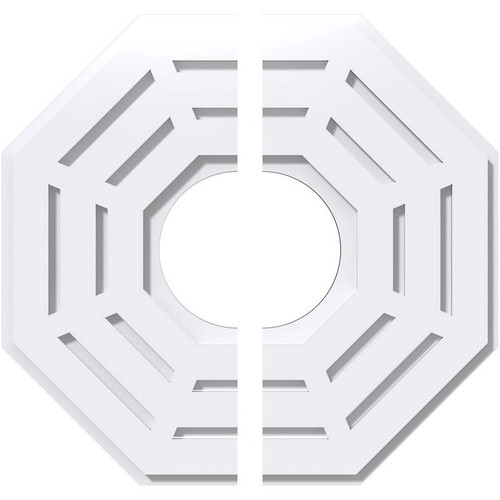 Ekena Millwork Axel Ceiling Medallion - Primed Polyurethaneurethane - CMP18WN2-06000