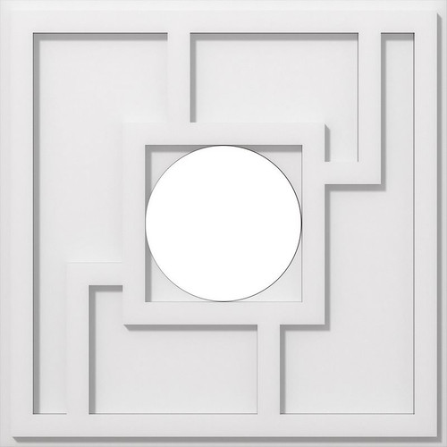 Ekena Millwork Axel Ceiling Medallion - Primed Polyurethaneurethane - CMP20KX-07000