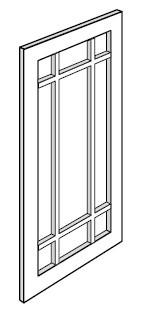 JSI Cabinetry Norwich Slab Kitchen Cabinet - W3030BPGD-VNS