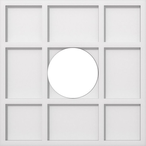 Ekena Millwork Axel Ceiling Medallion - Primed Polyurethaneurethane - CMP20RK-07000