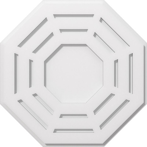 Ekena Millwork Axel Ceiling Medallion - Primed Polyurethaneurethane - CMP20WN